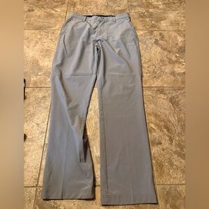 Izod Performance Golf Pants Gray mens 30x30 Lightweight Flat Front